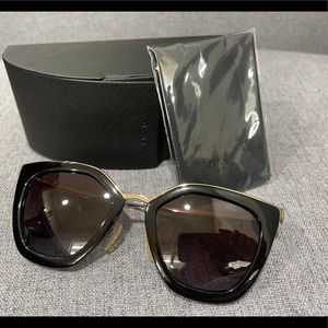 Authentic Prada women cat eye sunglasses polarized
